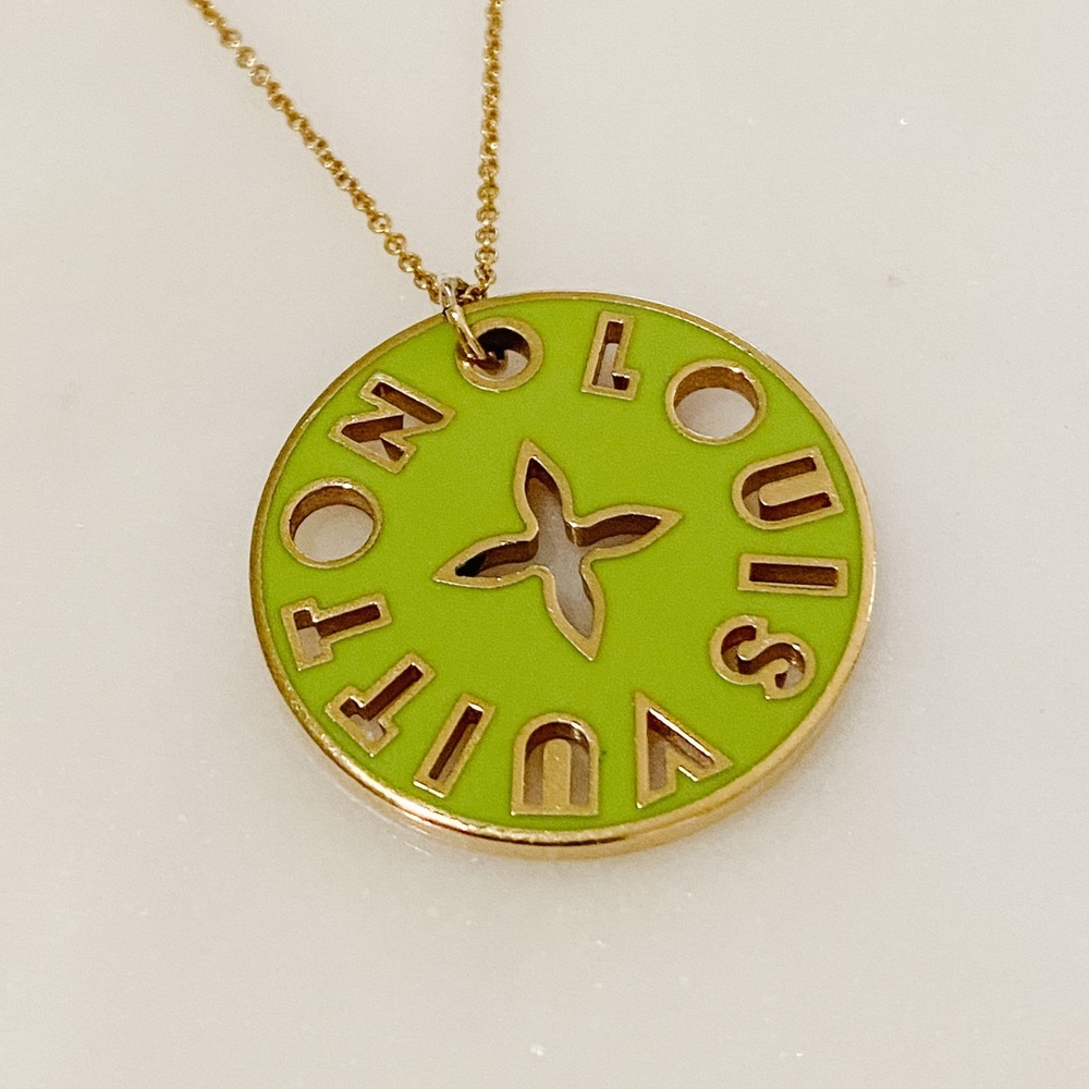 Authentic Louis Vuitton reversible necklace